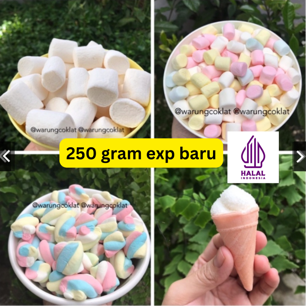 

Marshmallow Karakter Marshmallow 250 gram Marshmallow Corniche Marshmallow Mini Tube Marsmallow Plain Mega Ice cream Marshmallow Twister Twist Ulir Marshmallow Bunga Bebek Mobil Hati Sate Marsmalow Topping Marshmallow