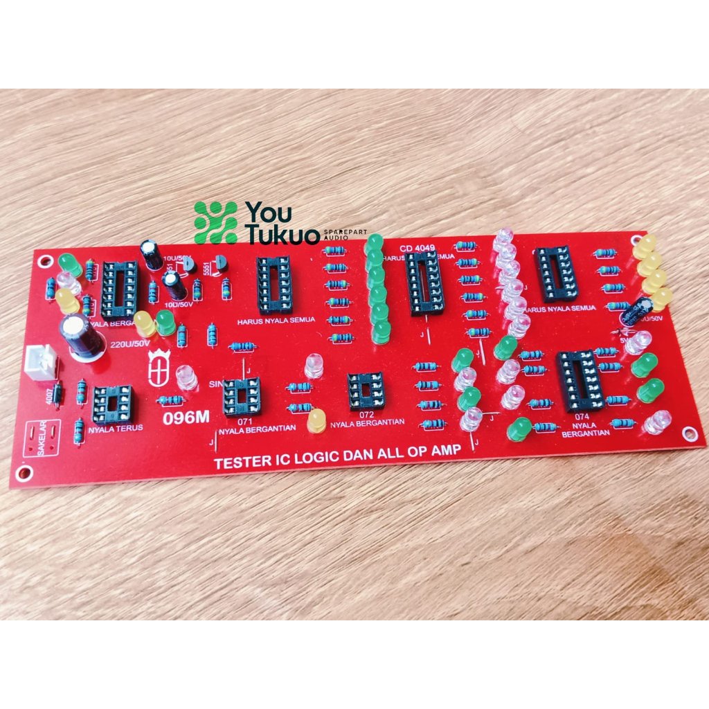 tester IC op amp, IC logic , dan IC pwm