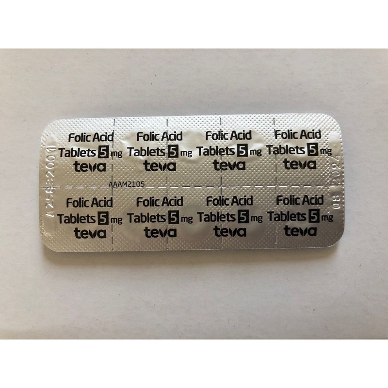 TEVA Folic Acid/ Asam folat 5mg, 50 Strips