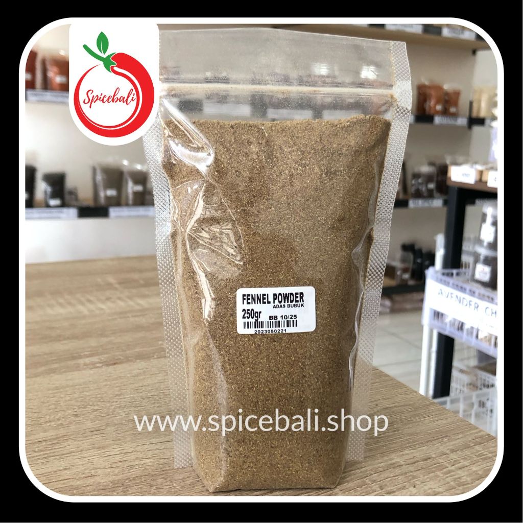

Adas Manis Bubuk 250 gr / Fennel Powder 250 gr / Pure Fennel Ground