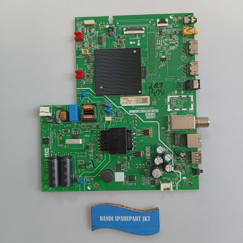 MB led tv TCL 32A3+ soket kecil - mainboard tv led mesin tv led