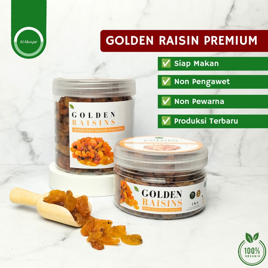 

Kismis Golden Raisin Kemasan Toples Premium Oleh-Oleh Haji dan Umroh