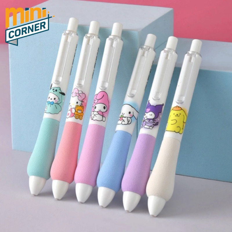 

(1 pcs) bolpen gel 0.5 mm/ bolpen sanrio / bolpen empuk soft nyaman dipakai/ bolpen besar /bolpen chubby