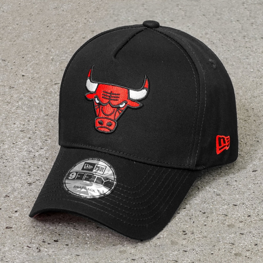 Topi Bulls Baseball Pria Topi NBA Import Mirror ORI