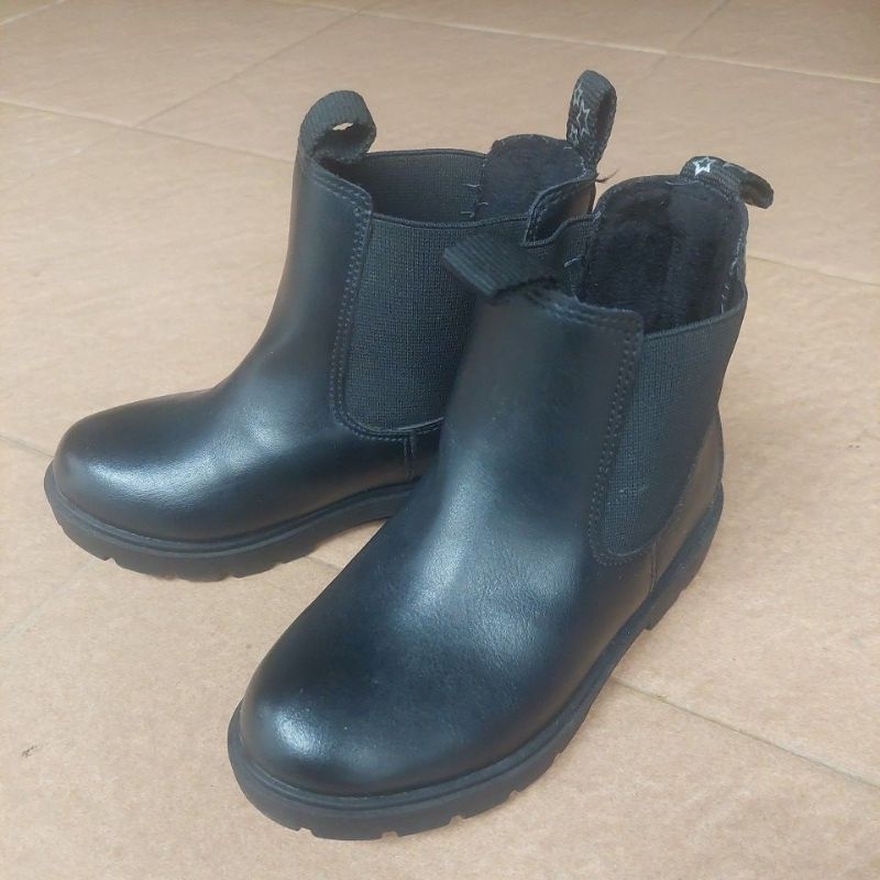 Black Boots Sepatu Boot Hitam Anak HnM Original mulus
