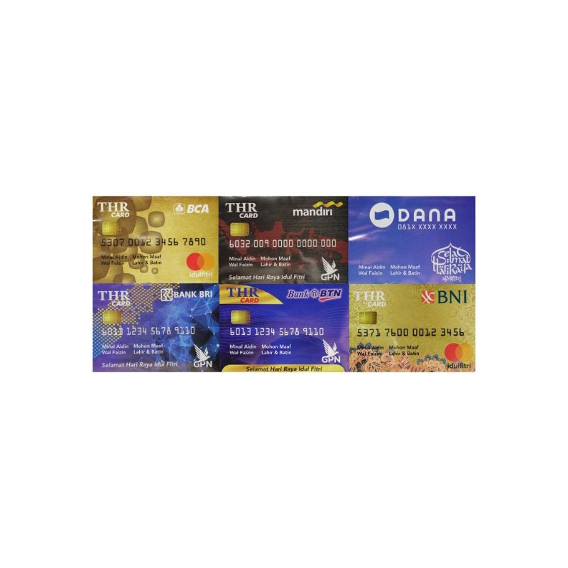 

(Ready) Amplop/ampau motif Bank dan Dana variasi MIX