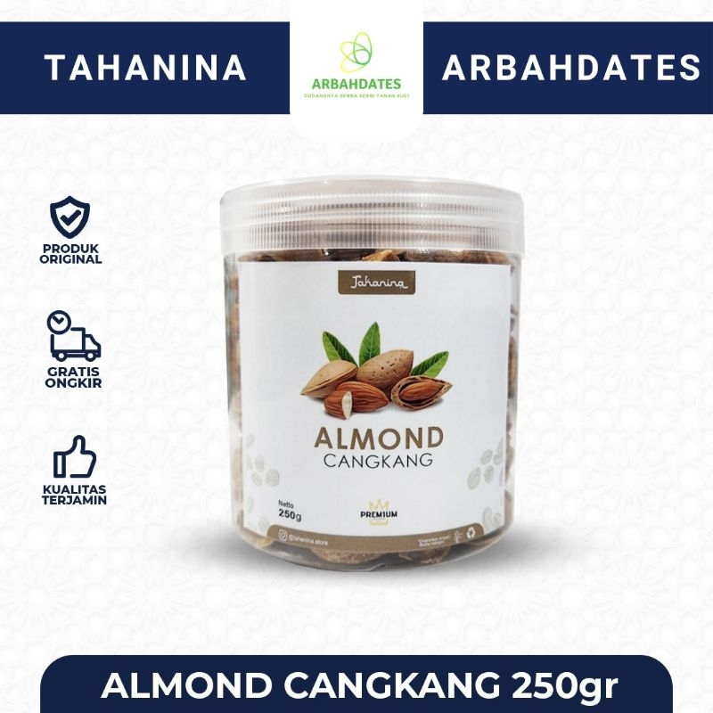 

[Afluth Store] Almond Cangkang Toples Tahanina / Almond Cangkang Susu Premium