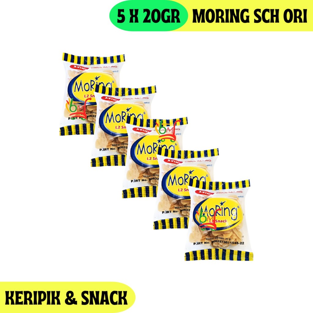 

5PCS L2 Moring Original Snack Cimol Kering Cemilan Khas Bandung