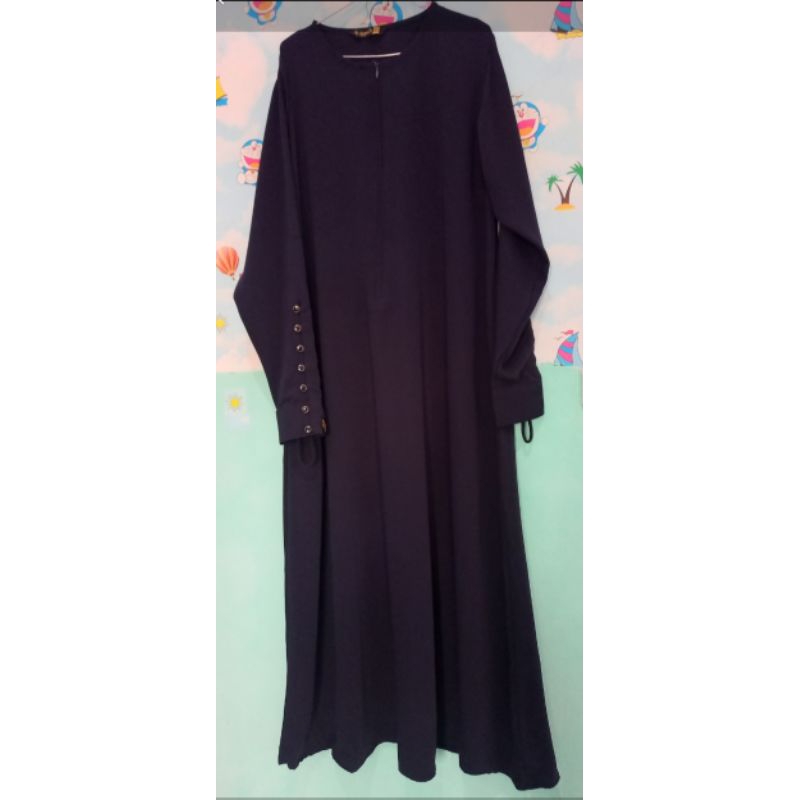 gamis syafeen midnigh navi