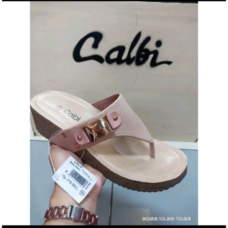 wedges Sandal CALBI Original FJX 1691 (100% ORIGINAL/COD)