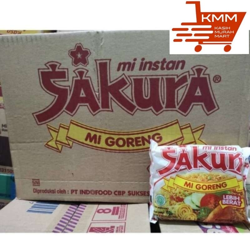 

MIE GORENG SAKURA 1 DUS ISI 40 PCS