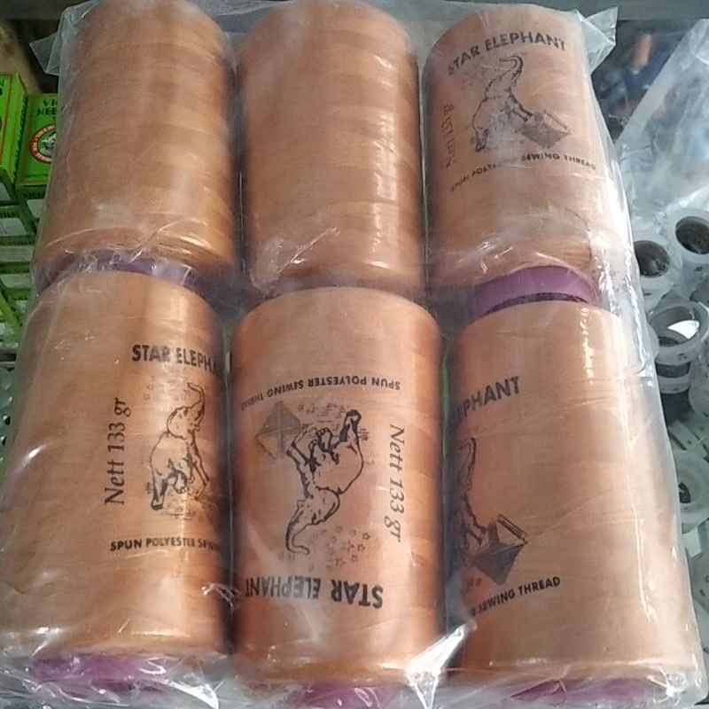 benang jahit jeans 20/2 3000 yard (6 pcs)
