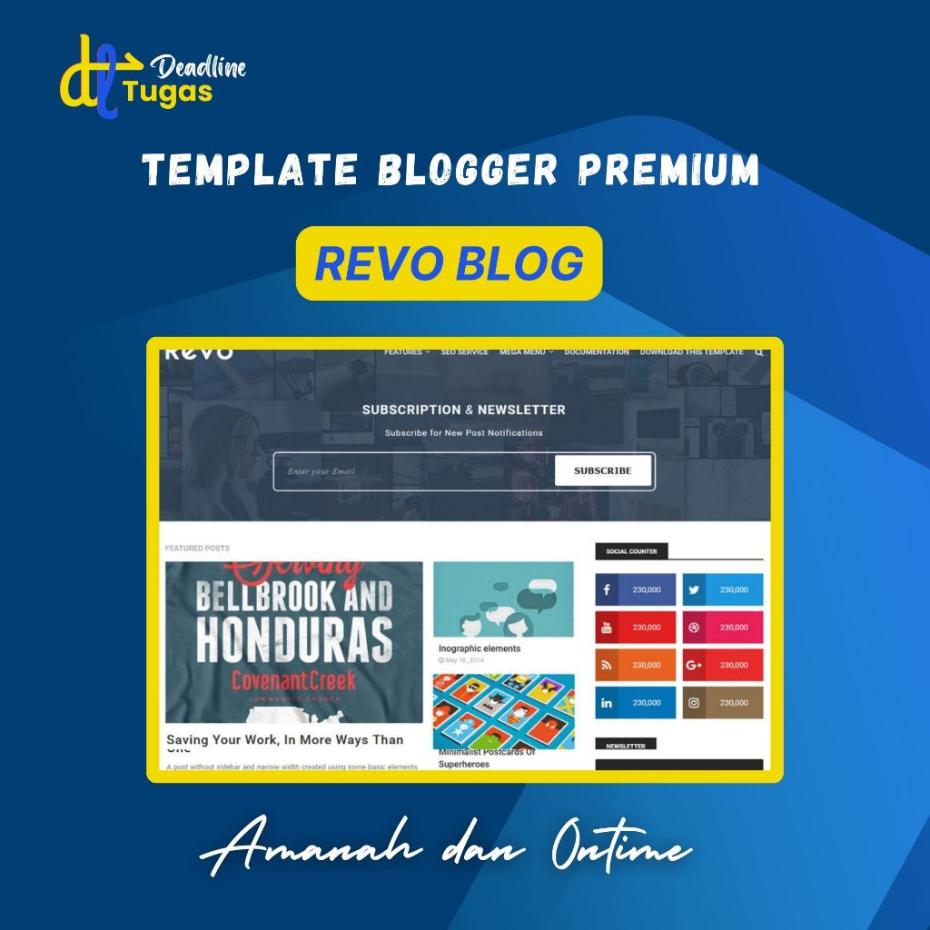 Template Blogger Premium Revo Blog