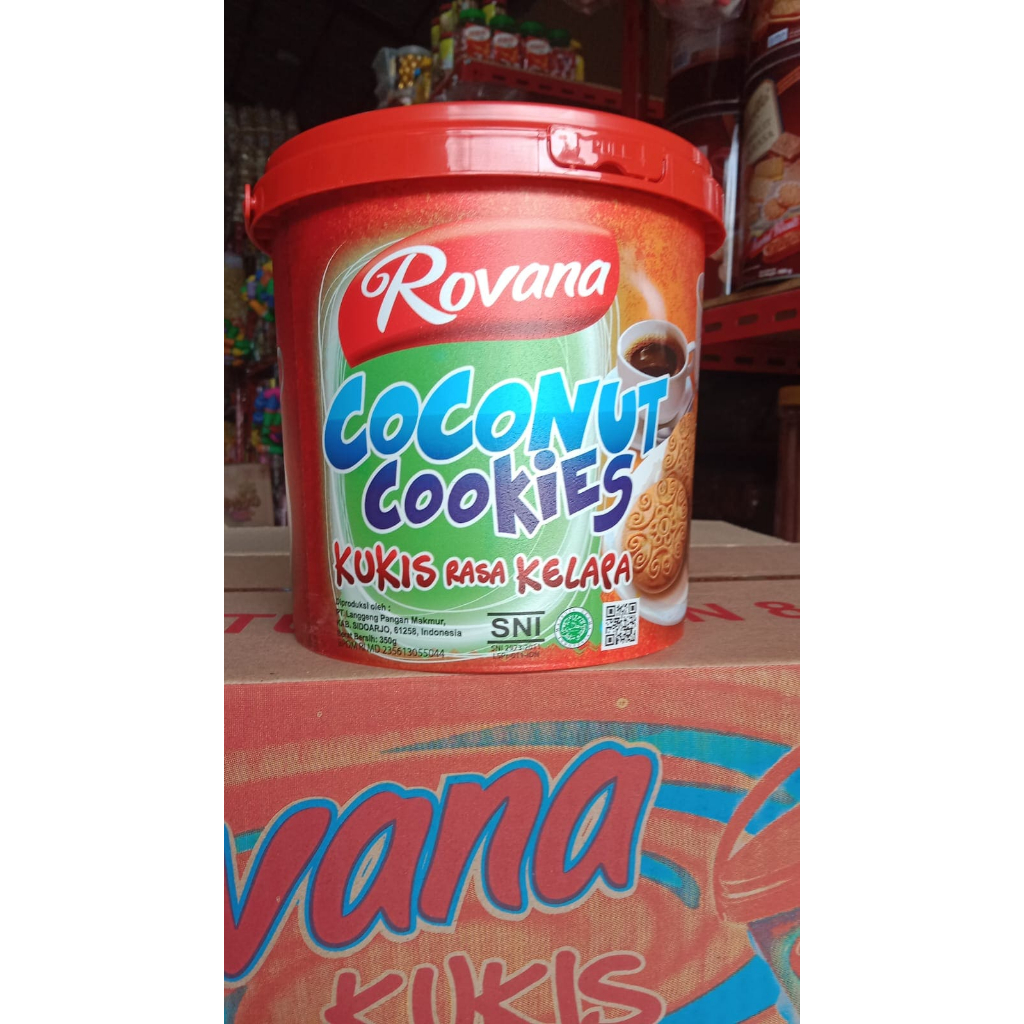 

ROVANA COCONUT COOKIES / KUKIS RASA KELAPA ROVANA / KUKIS TIMBA / COOKIES HANDLE TIMBA