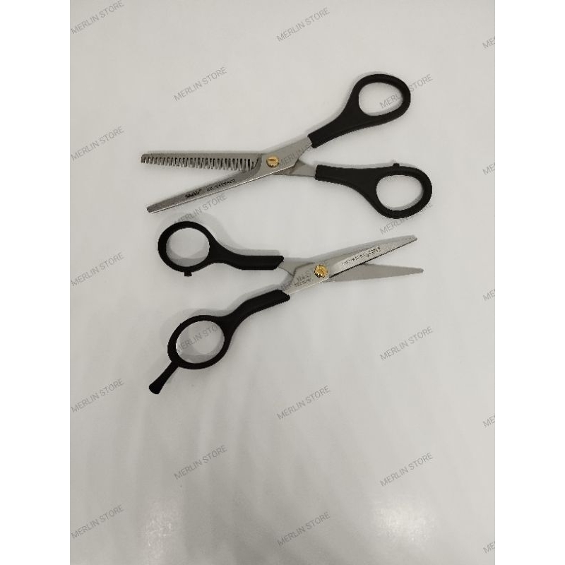 GUNTING POTONG RAMBUT SHILLA DAN GUNTING PENIPIS SHILLA