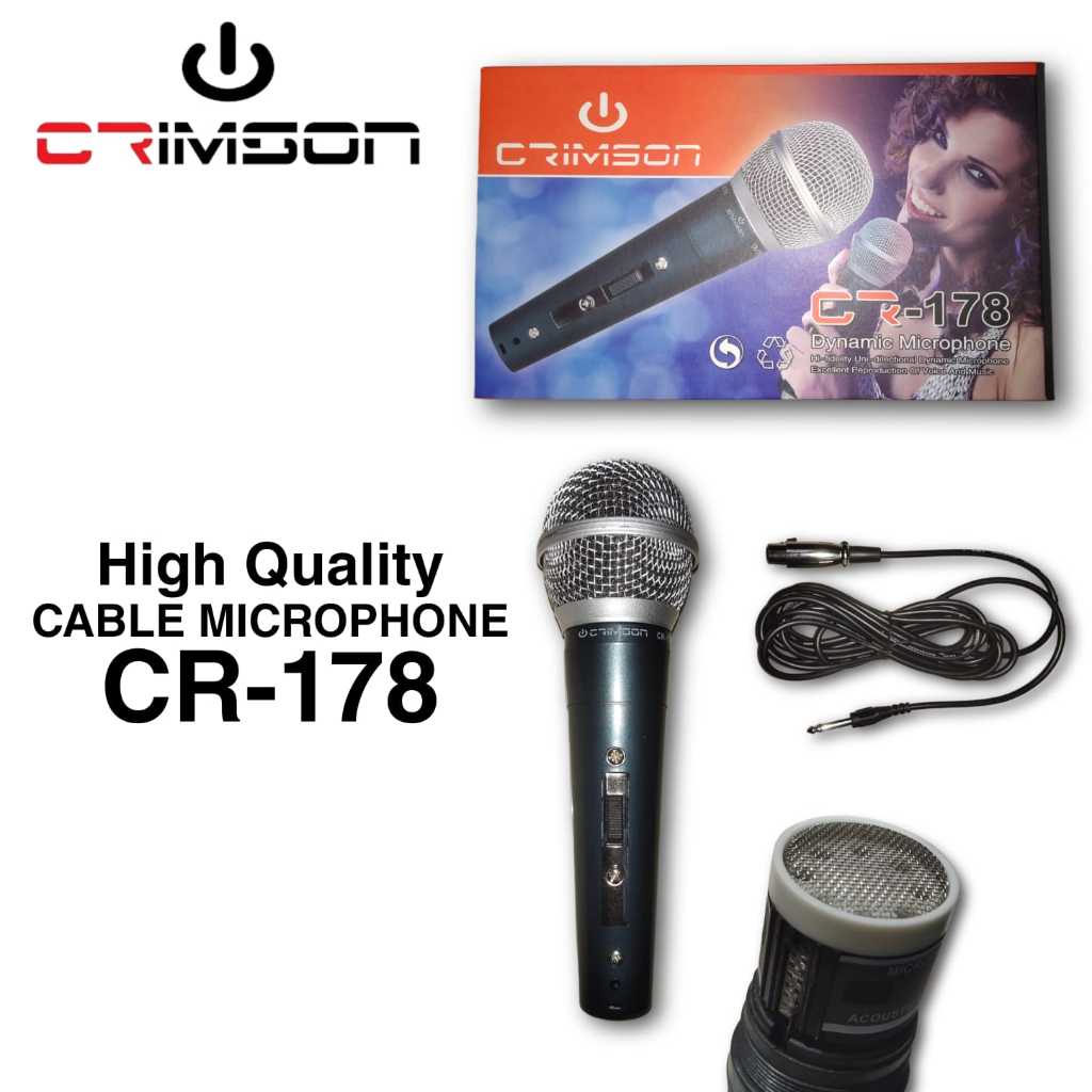 mic kabel crimson cr178 mic cable crimson cr 178 original