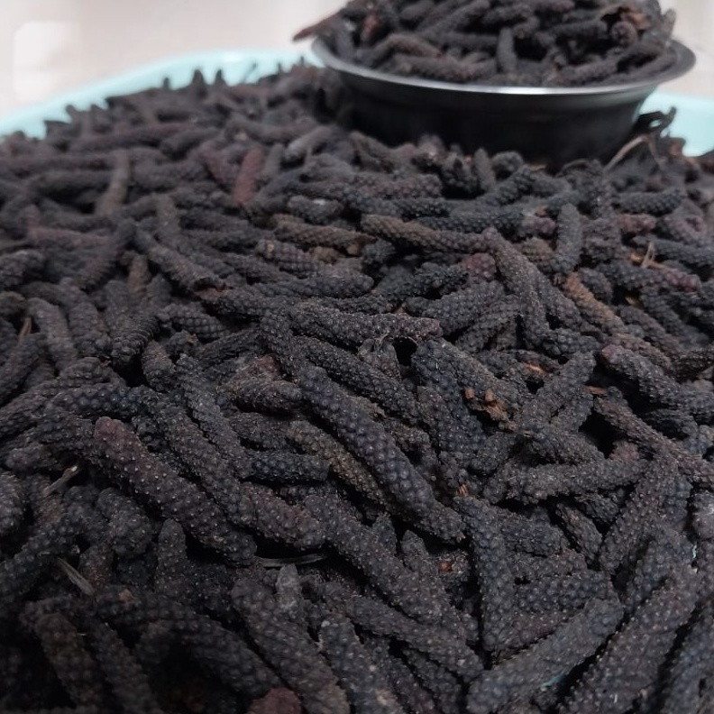 

KODE Q56B Cabe Jamu Jawa Puyang 1 Kg Kering Murah Berkualitas Java Long Pepper