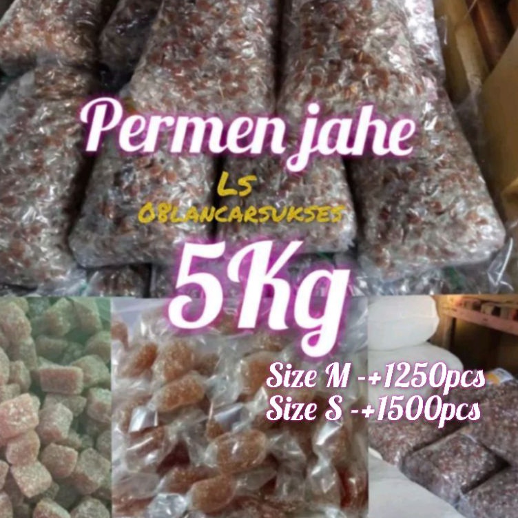 

KODE E85N PERMEN JAHE 5kg