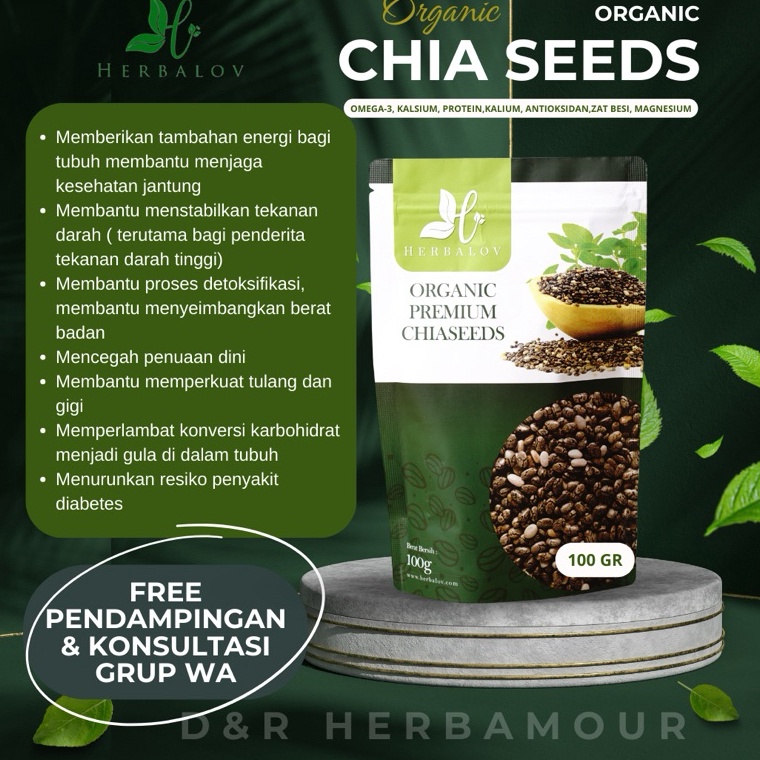 

KODE O56S PREMIUM CHIASEEDS HERBALOV PENDUKUNG DIET