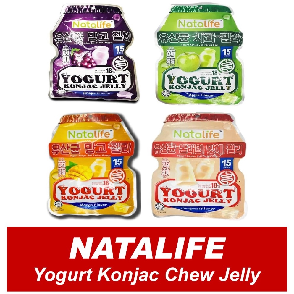 

KODE R75J Natalife Yogurt Konjac Jelly isi 2gr x 15 pcs PROMO HALAL