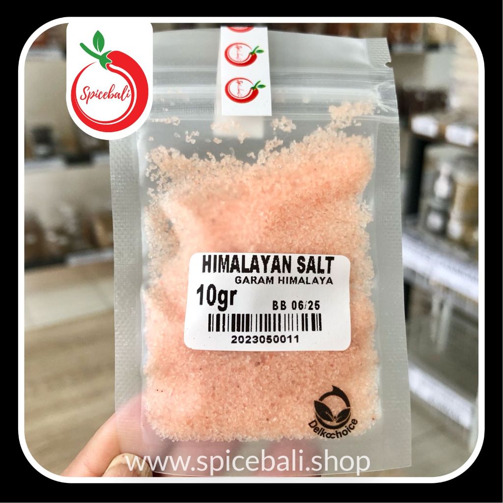 

Garam Pink Himalaya Halus 10 gr / Himalayan Pink Salt Fine 10 gr / Garam Pink Himalaya / Pink Himalayan Salt