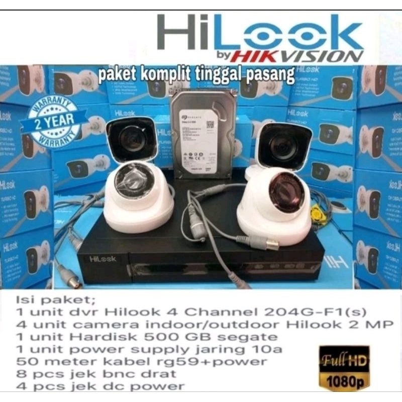 paket CCTV hilok 4 kamera