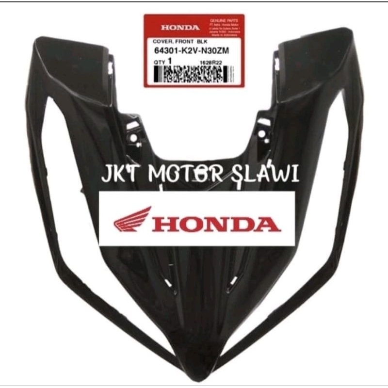 64301 K2V N30ZM tameng panel lampu depan vario 125 New 2023-2024 hitam kilap ori ahm