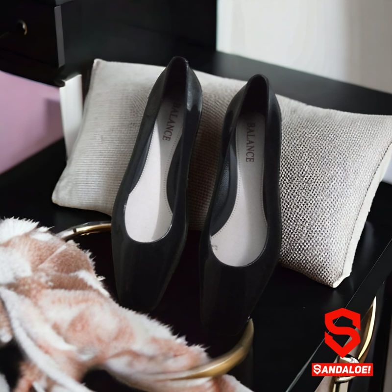 SANDAL HAK WANITA BALANCE HAK CMS-L641 KARET JELLY IMPORT