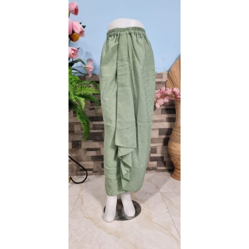 ROK RIMPEL BATIK DOBY POLOS / ROK BAWAHAN KEBAYA / ROK WANITA MODERN