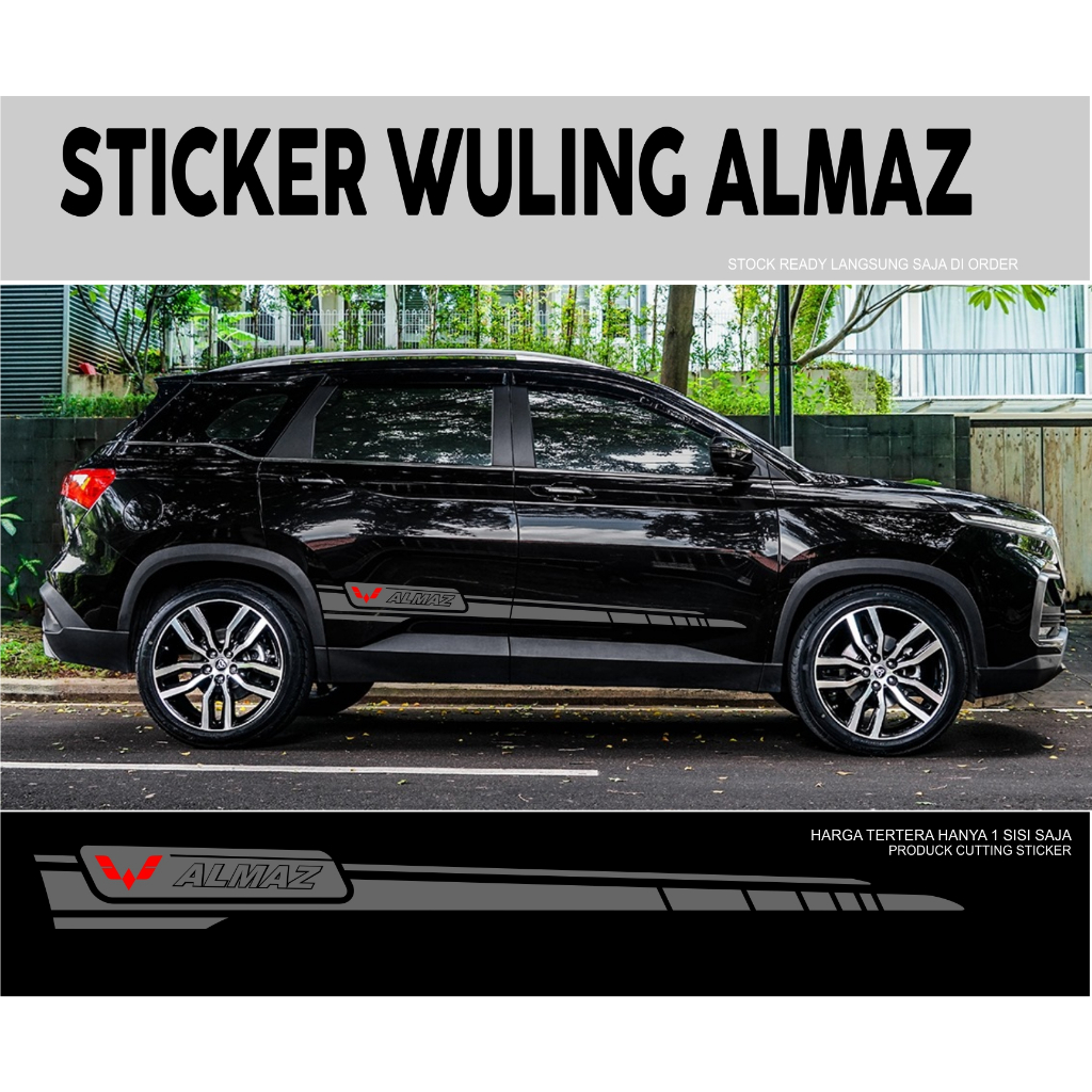 STICKER WULING ALMAZ AKSESORIES WULING ALMAZ RS