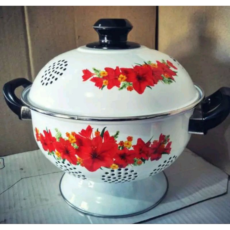 Sangku nasi enamel / wakul nasi enamel / Sangku enamel maspion Ori