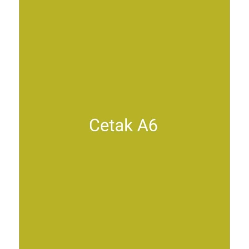 

Cetak A6