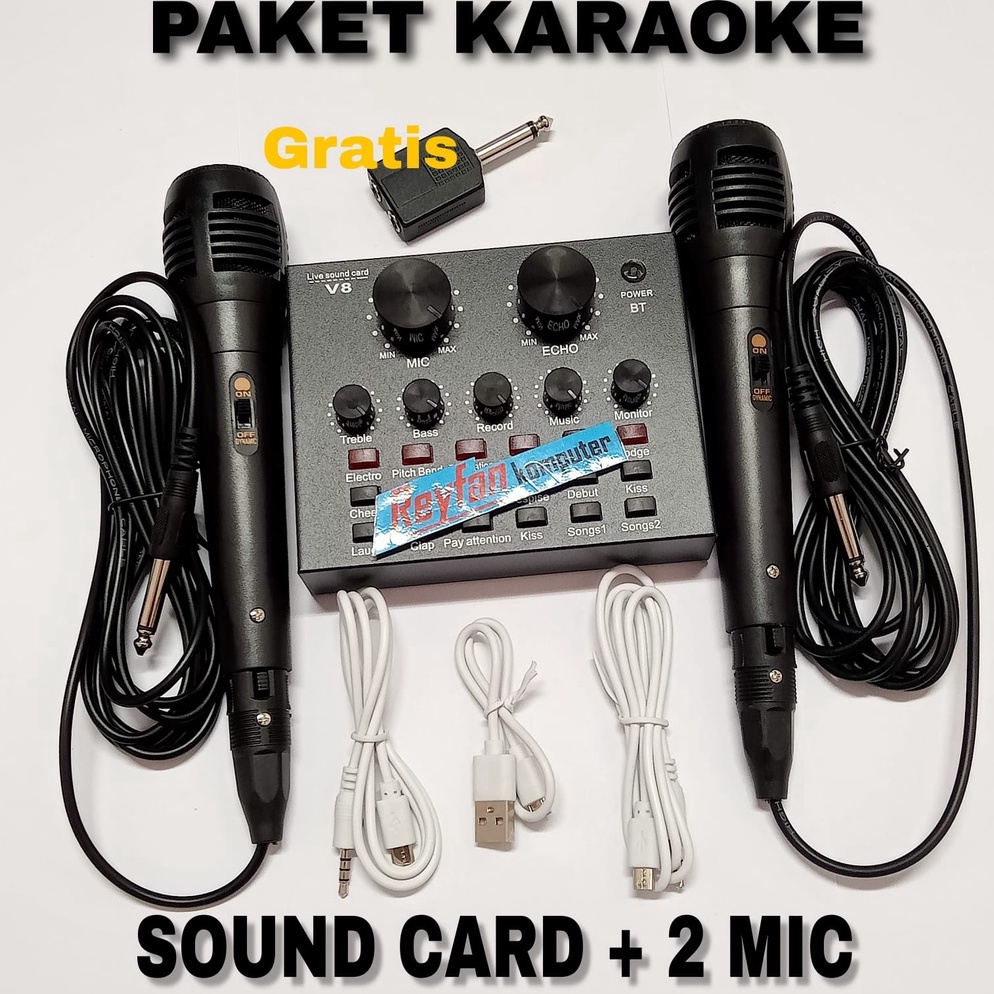 ART B46A SoundCard V8 Bluetooth Audio USB External Sound Card V8 Mixer  Taffware V8 Soundcard Audio 