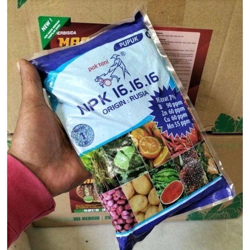 Pupuk NPK Mutiara 161616