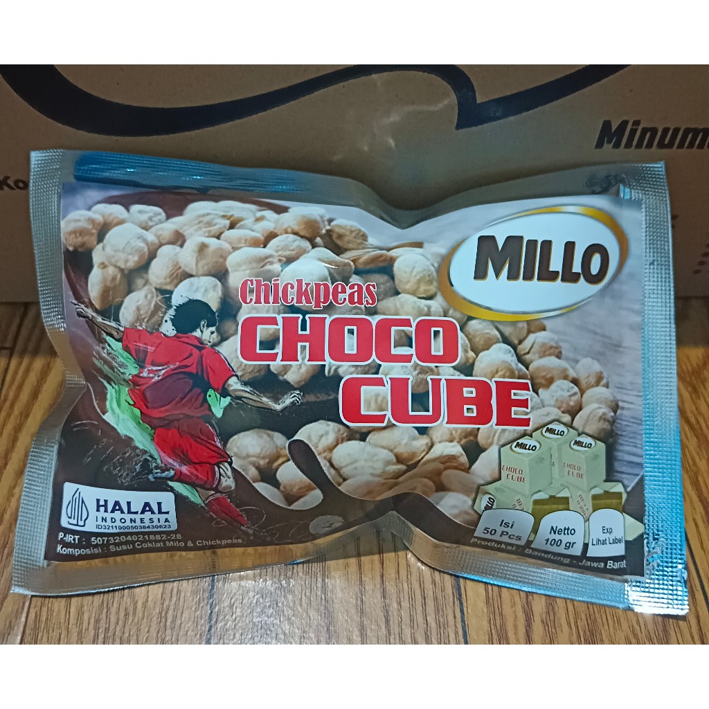 

Chickpeas/Kacang Arab, Milo/Millo Cube Lokal 1 Pack (Isi 50 Cube)