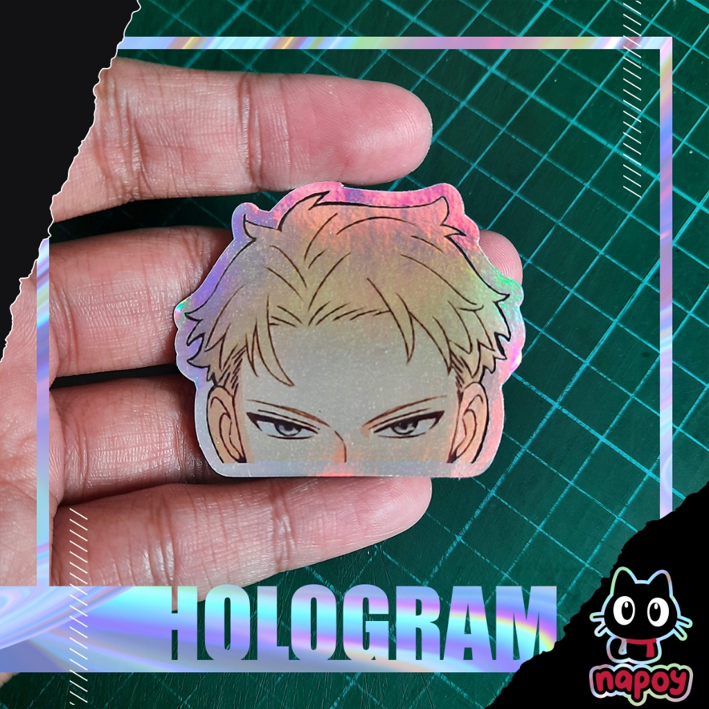 

Stiker Hologram Anime Spy X Family Loid Forger