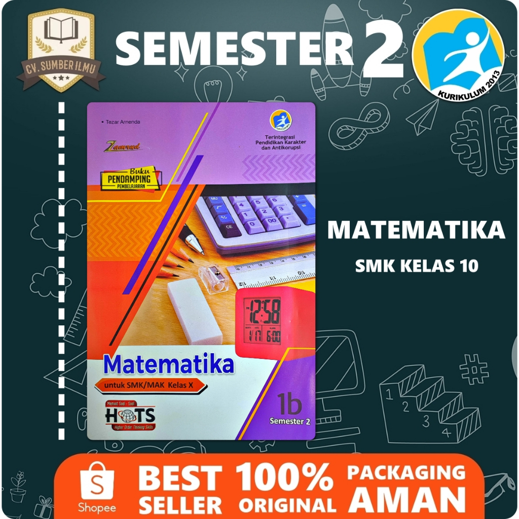LKS MATEMATIKA WAJIB SMK KELAS X 10 SEMESTER 2 K13 | PUTRA NUGRAHA