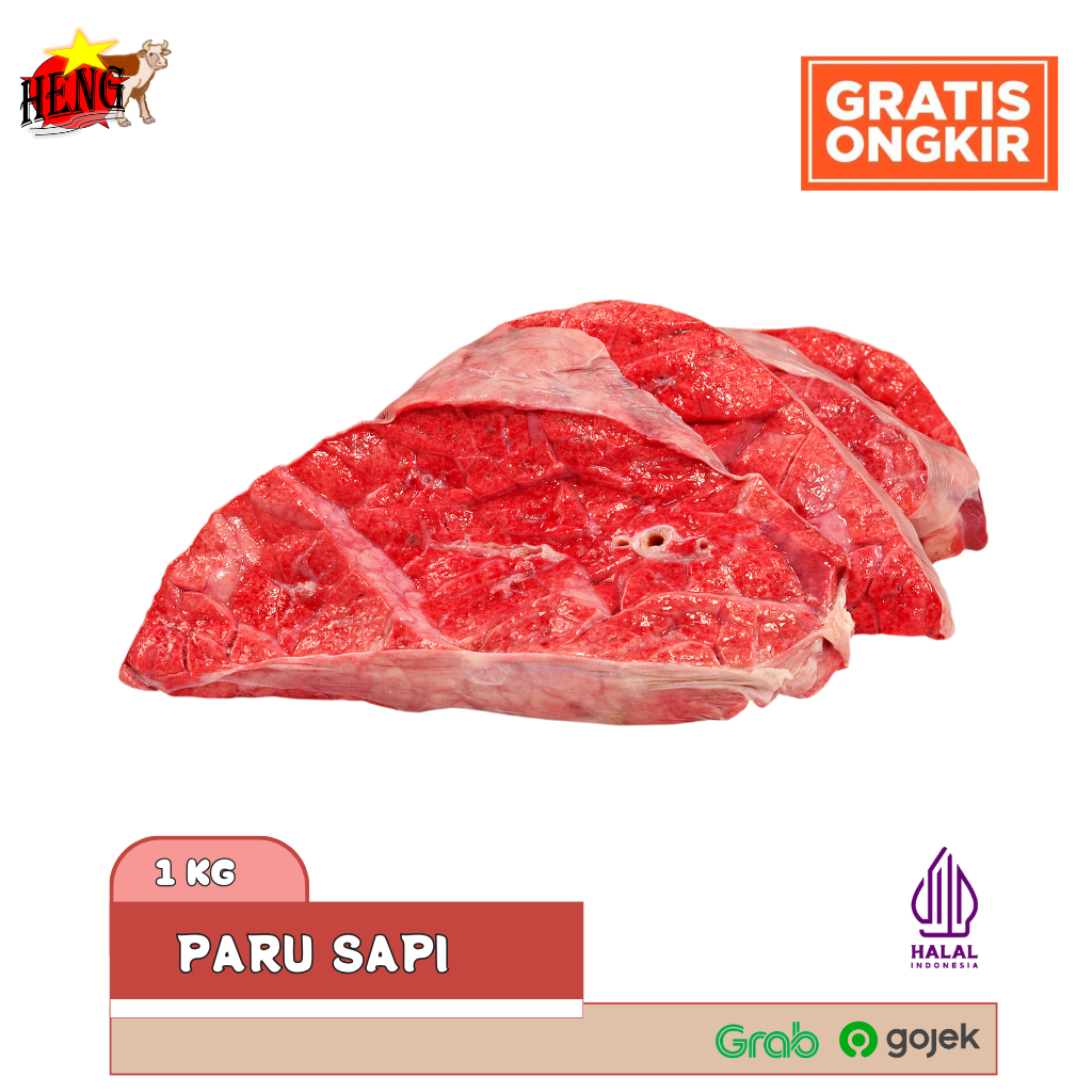 

paru sapi 1kg / beef lunge 1kg