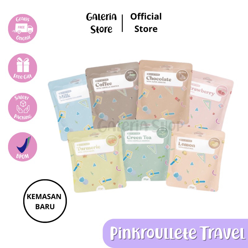 [BELI 1 GET GIFT] MASKER ORGANIC PINKROULETTE TRAVEL SIZE / MASKER PINKROULETTE / MASKER VIRAL