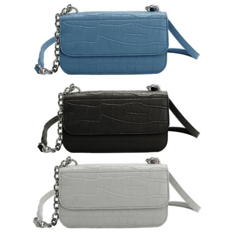 TAS SELEMPANG WANITA FASHION CROCODILE