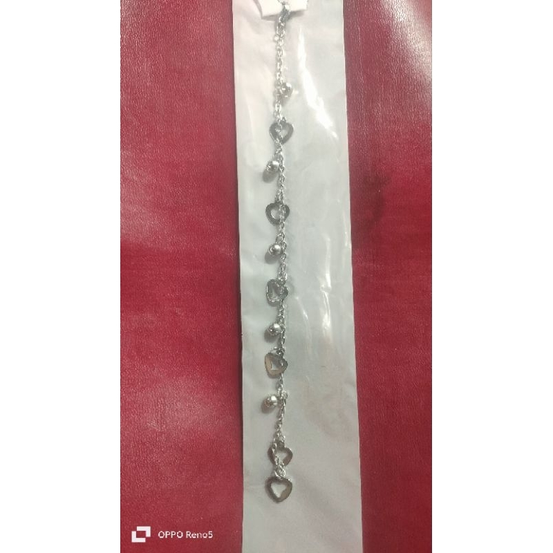 Gelang Kaki/Gelang Tangan Besi Putih Asli Ternate