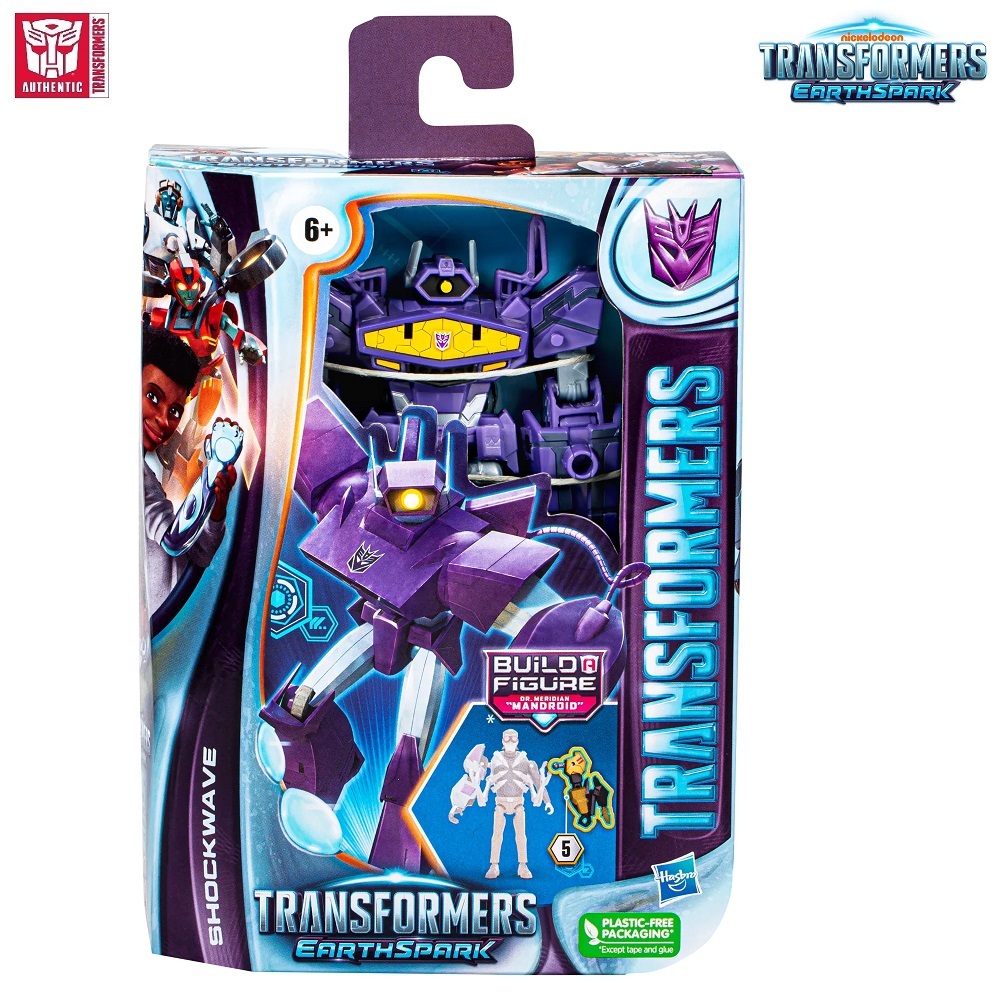 TRANSFORMERS EarthSpark Deluxe Shockwave BAF Mandroid TFO‎F6736