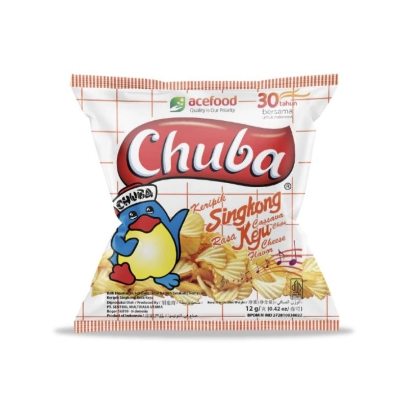 

Chuba Keripik Singkong 12gr all varian keju dan balado satuan