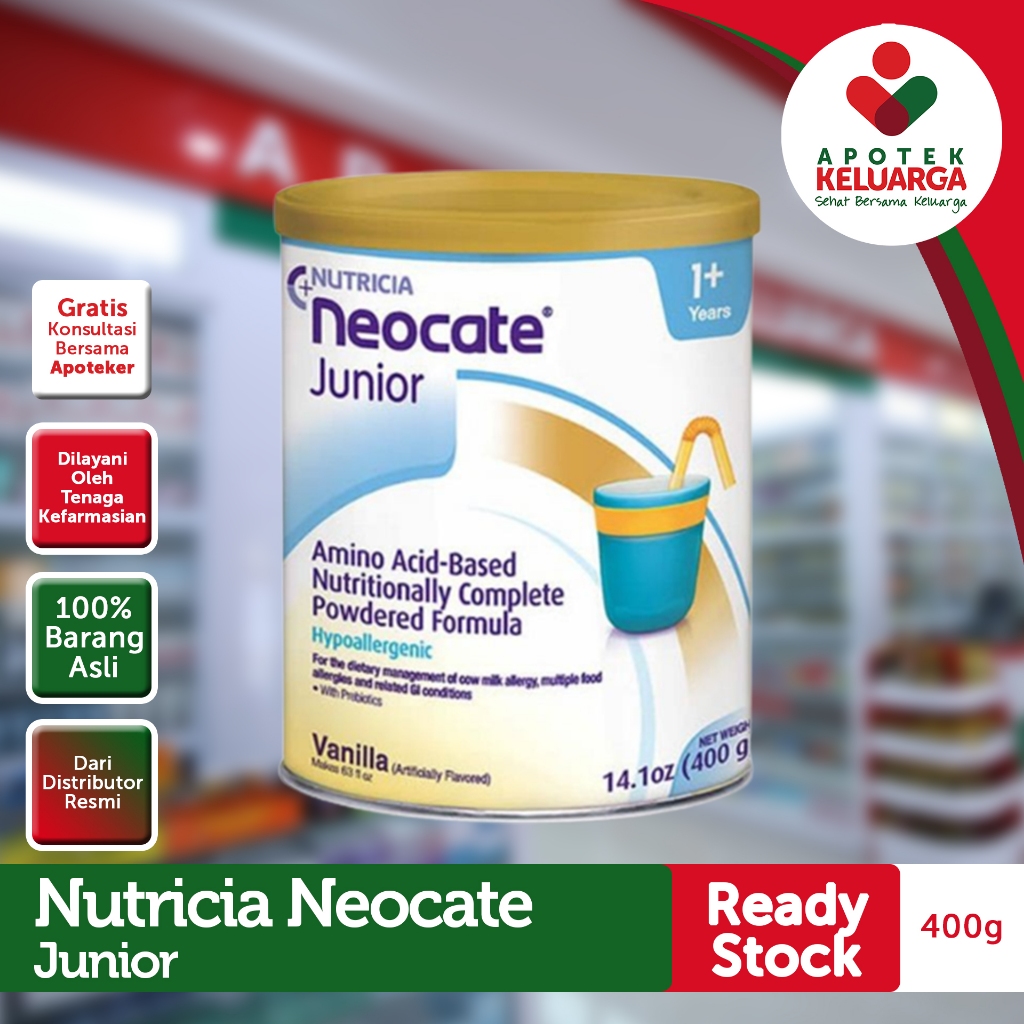 SUSU NEOCATE JUNIOR 400 GRAM #SUSU ALERGI PROTEIN #SUSU ALERGI ANAK