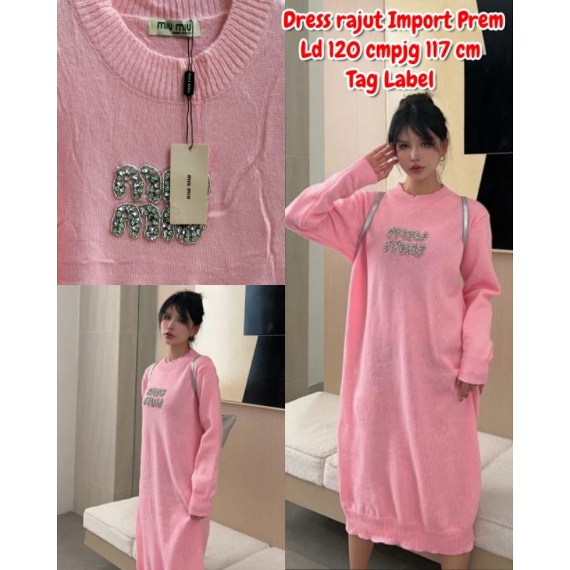 Dress Rajut Import Premium