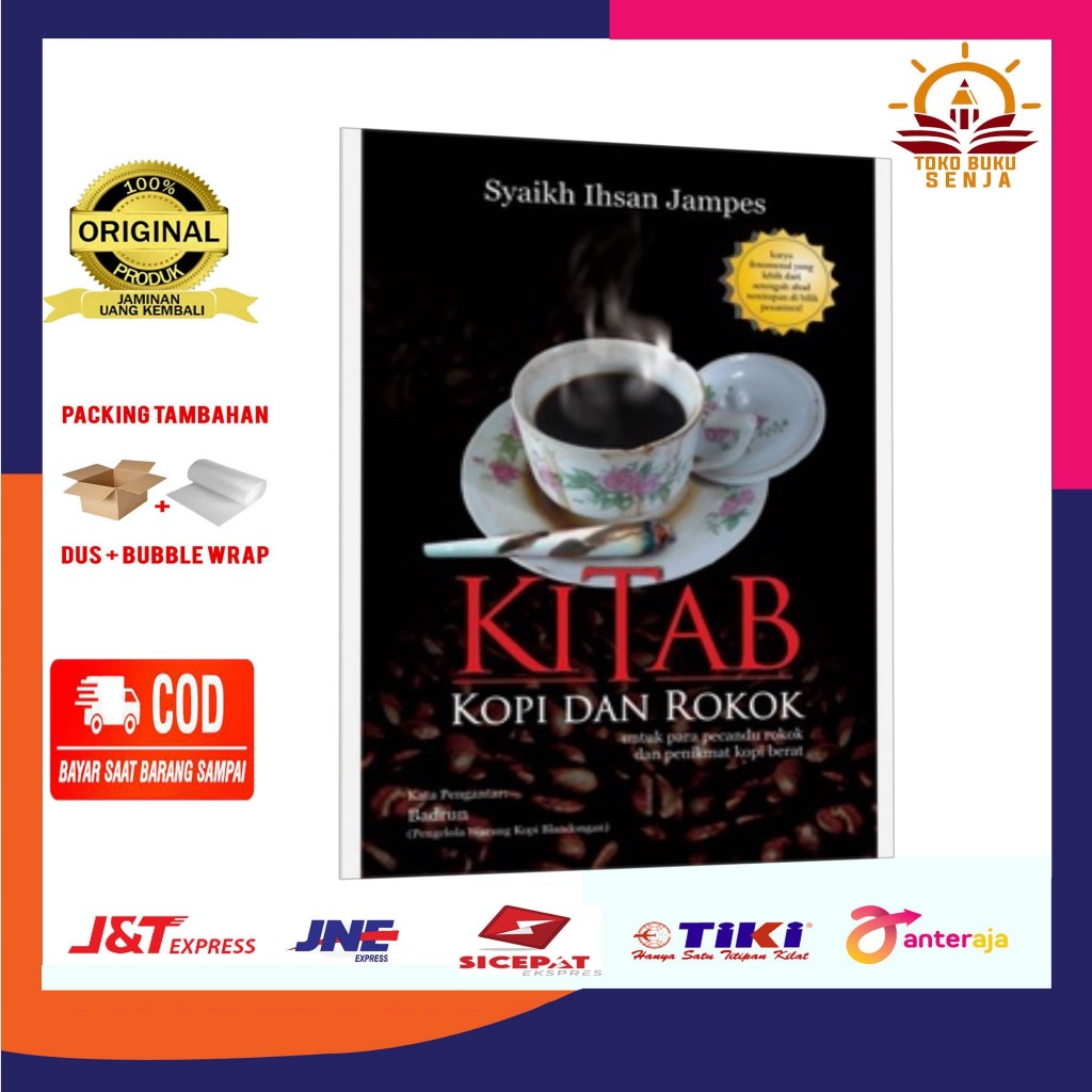BUKU KITAB KOPI DAN ROKOK Untuk Para Pecandu Rokok dan Penikmat Kopi Berat