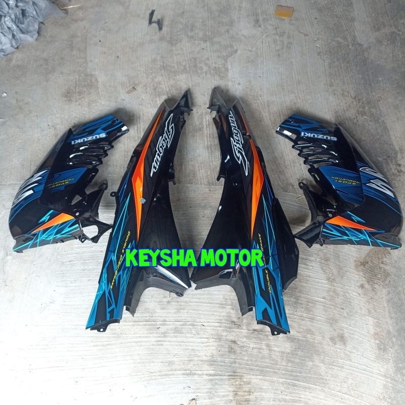 COVER BODY SUZUKI SHOGUN 125R 125 R SHOGUN SP HITAM