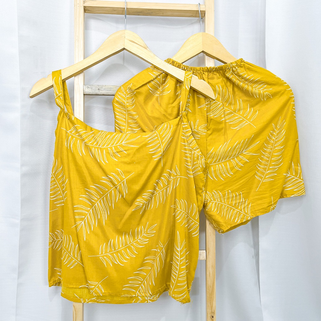 Setelan Namira Pendek Wanita Bali Tanktop Hotpants Rayon Asli Lembut Halus