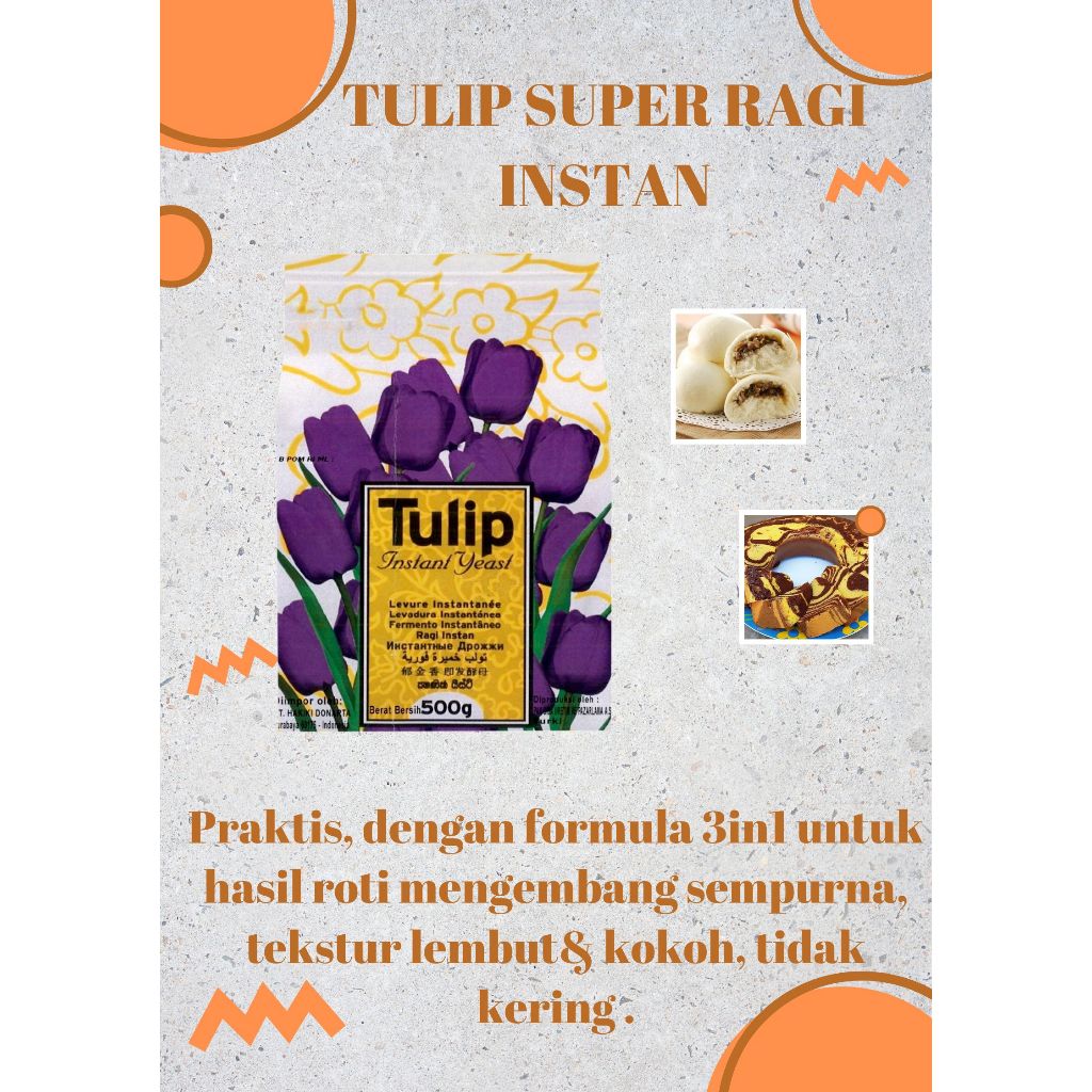 

TULIP SUPER Ragi Instan 500 gram