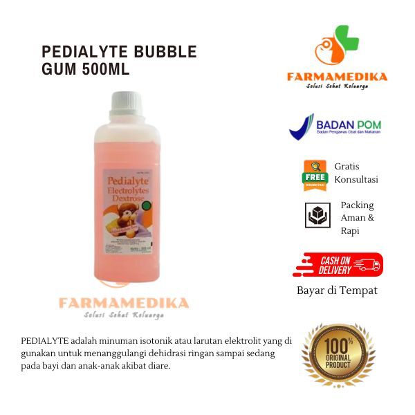 

PEDIALYTE BUBBLE GUM 500ML